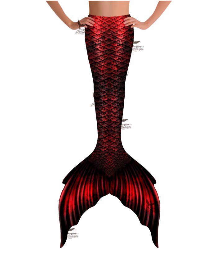 Crimson Sea Whimsy Fantasea Tail "Three"