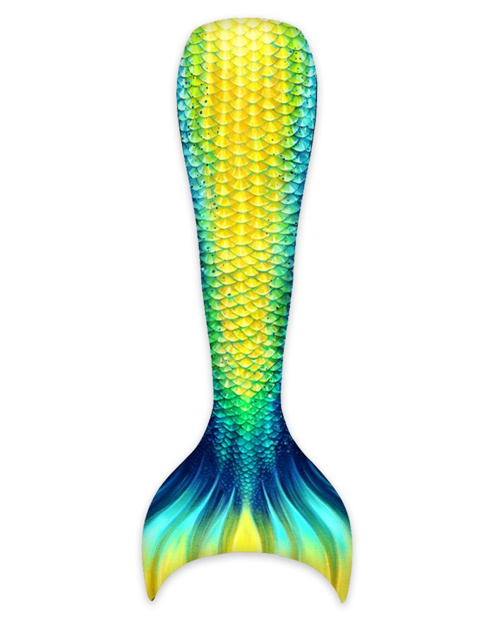 Mahi Mahi Guppy Mermaid Tail Combo