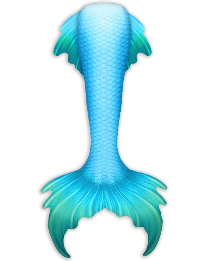 Aquamarine Whimsy Fantasea Tail