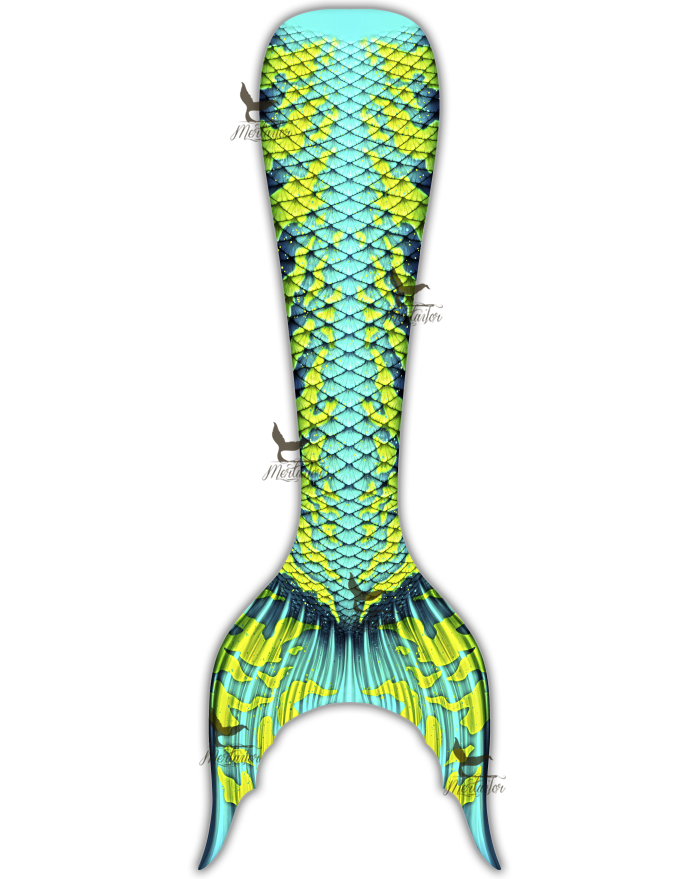 Kooler Kelp Adult Guppy Mermaid Tail Skin