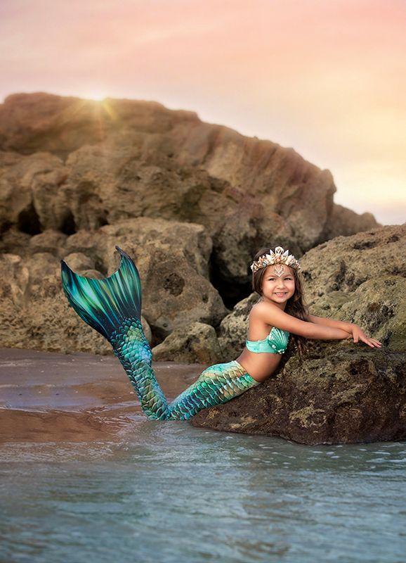 Kids Key Largo Guppy Mermaid Tail Skin