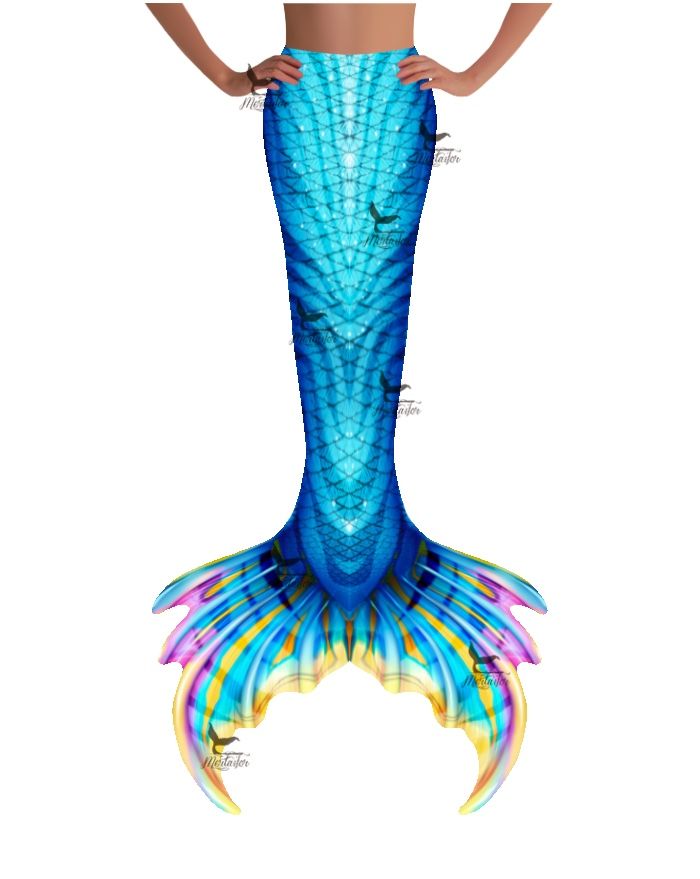 Aquatic Phoenix Whimsy Fantasea Tail "Too"