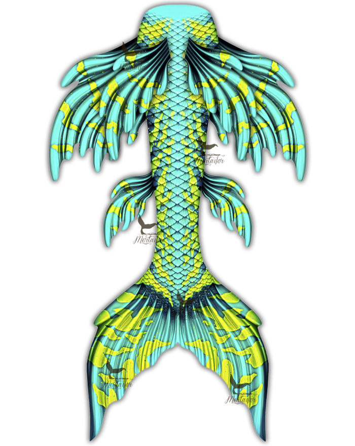 Kooler Kelp Whimsy Tail "Three"