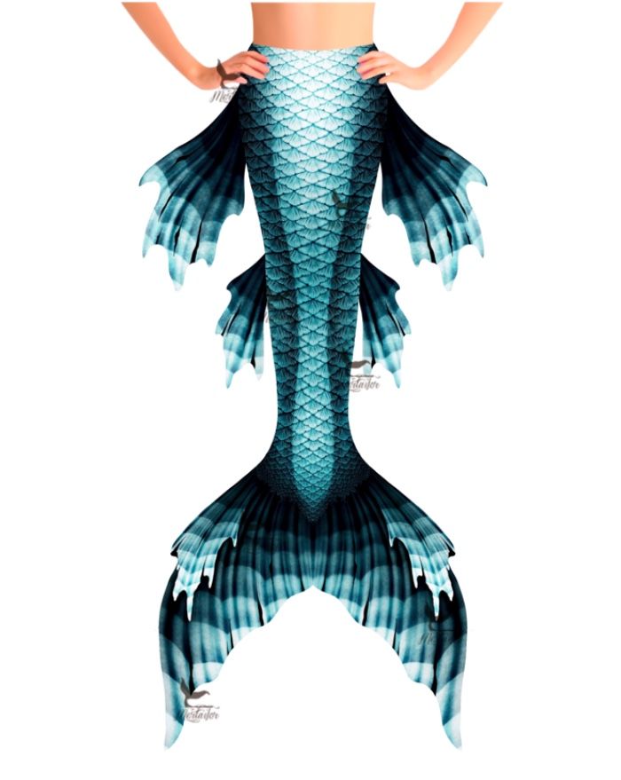 Ghostly Shallows Mermaid Whimsy Fantasea Tail "Three"