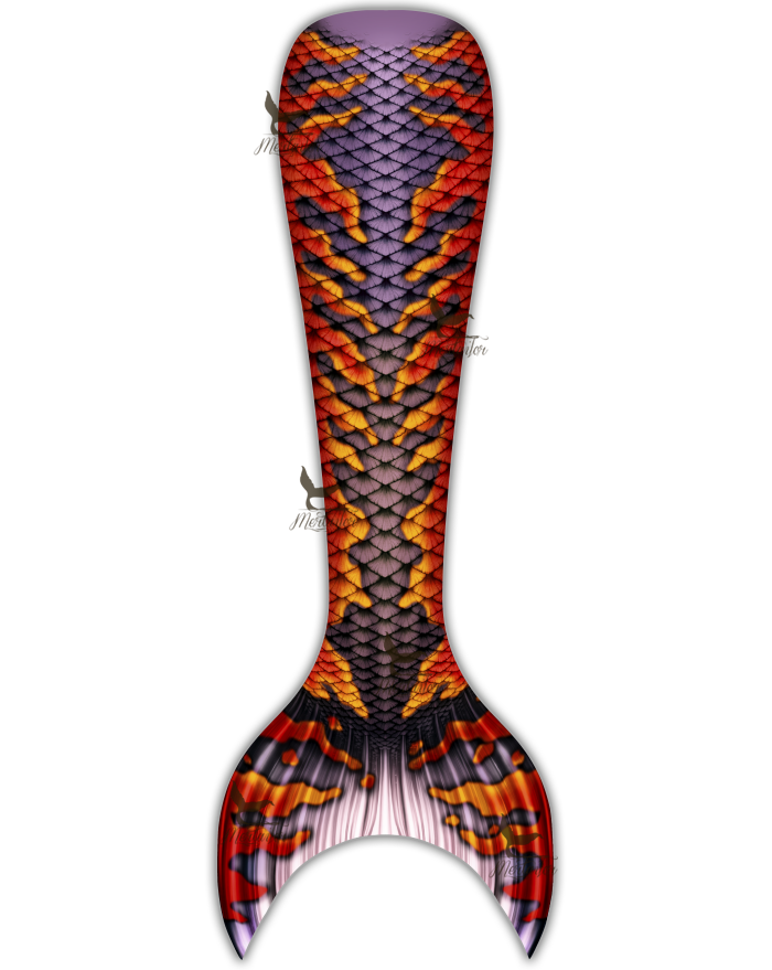 Onyx Siren Kids Guppy Mermaid Tail Skin