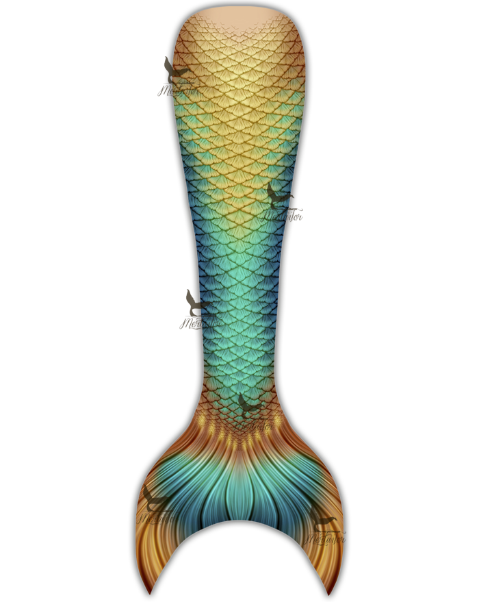 Kids Siren's Allure Guppy Mermaid Tail Skin