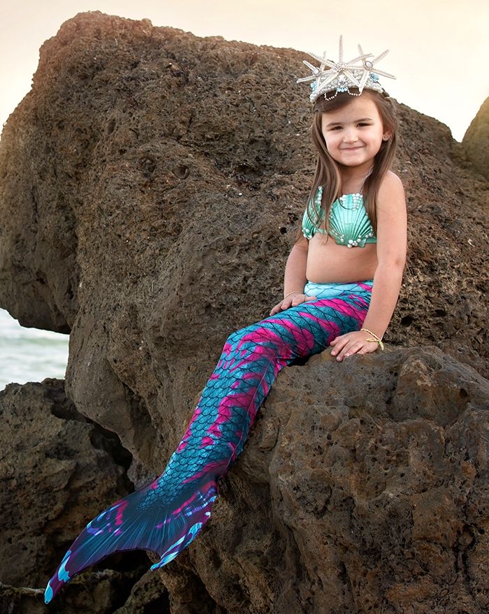 Kids Kraken Guppy Mermaid Tail Combo