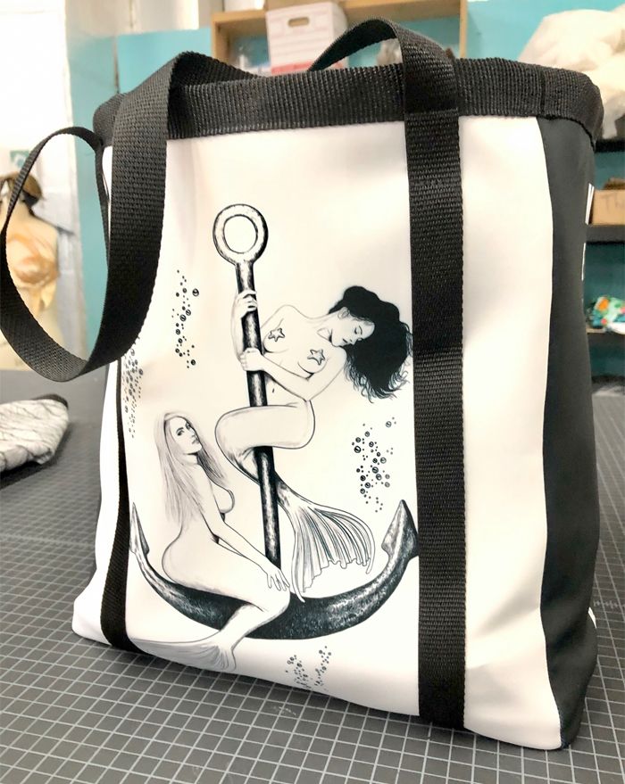 Mermaids and Anchor Tote