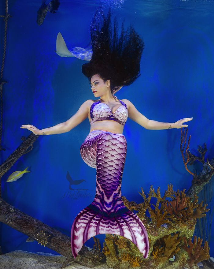 Mermaid swimming hot sale costume adults