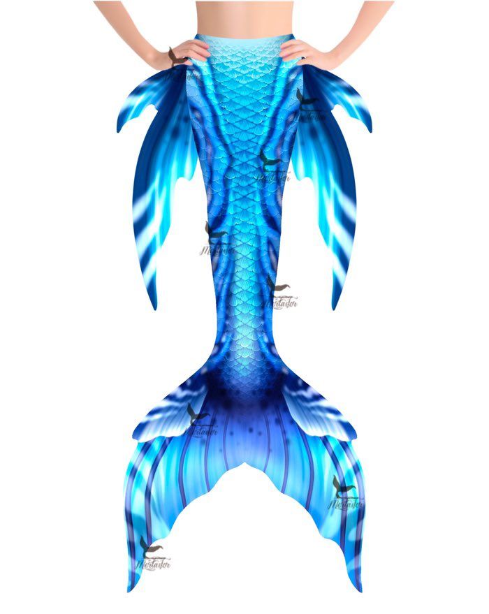 Poseidon Spirit Whimsy Fantasea Tail "Three"