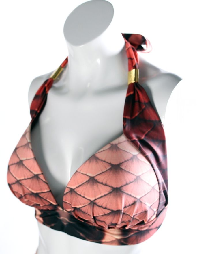 Tannin Tides Padded Halter Top
