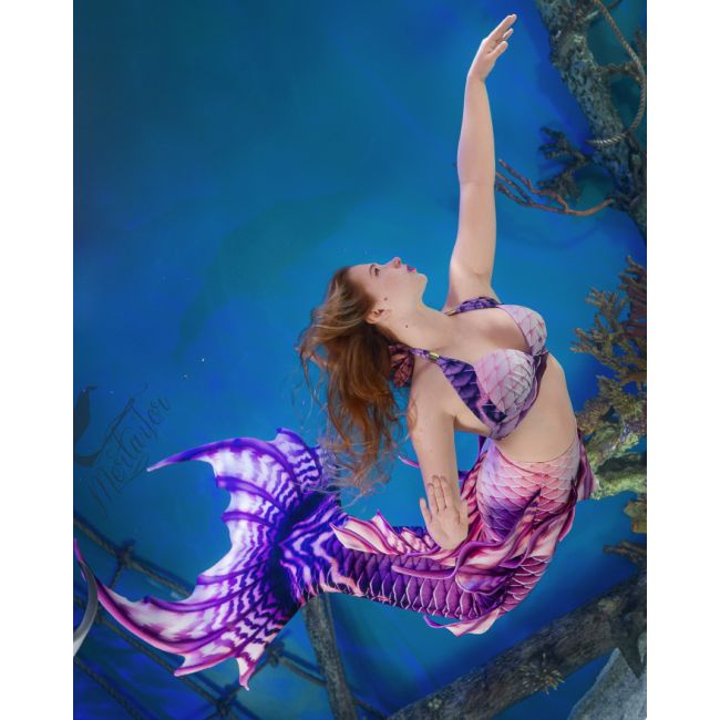 Rose Blush Ripple Whimsy Fantasea Tail 