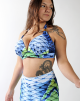 Lagoon Ember Padded Halter Top