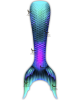 Out of the Sea Adult Guppy Mermaid Tail Skin