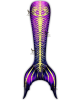 Fluorescent Pink Fish Bones Grotto Adult Guppy Mermaid Tail Skin