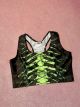 Fluorescent Green Fish Bones Grotto Womens Sport Top