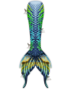 Lagoon Ember Kids Guppy Mermaid Tail Skin