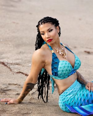 Out of the Sea Padded Halter Top