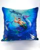 Merman Warrior Throw Pillow 22''
