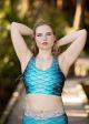 Deep Reflections Womens Sport Top