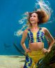 Citrine Lagoon Womens Sport Top