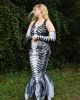 Black Fish Bones Grotto Mermaid Skirt