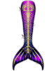 Fluorescent Pink Fish Bones Grotto Fantasea Tail Skin