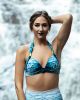 Ghostly Shallows Padded Halter Top