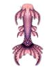 Rose Blush Ripple Whimsy Fantasea Tail 