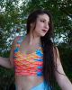 Sunrise Waves Womens Sport Top