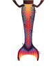 Kids Sunrise Waves Guppy Mermaid Tail Skin