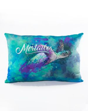 Mystic Seas Turtle Throw Rectangle Pillow