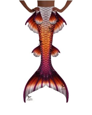 Raspberry Orange Cascade Whimsy Fantasea Tail 