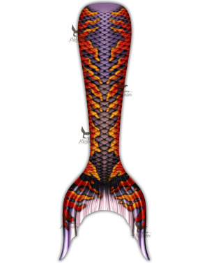 Onyx Siren Adult Guppy Mermaid Tail Skin
