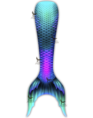 Kids Out of the Sea Guppy Mermaid Tail Skin