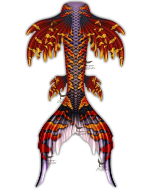 Onyx Siren Whimsy Tail 