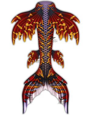 Onyx Siren Whimsy Tail 