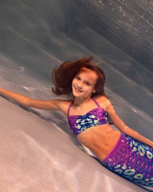 Kids Bubble Octopus Bandeau Bikini Top