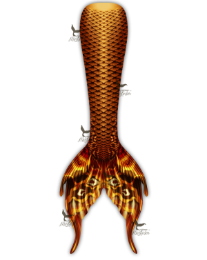 Rising Phoenix Adult Guppy Mermaid Tail Skin