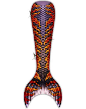 Onyx Siren Kids Guppy Mermaid Tail Skin