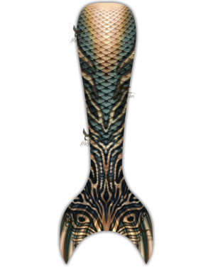Kids Royal Depths Guppy Mermaid Tail Skin