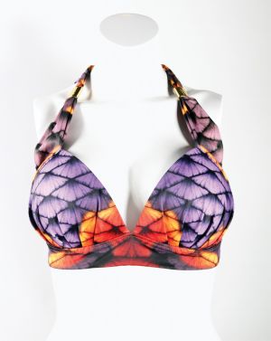 Onyx Siren Padded Halter Top