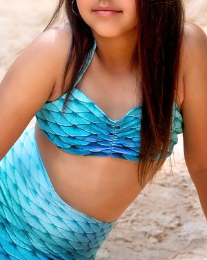 Kids Out of the Sea Bandeau Bikini Top