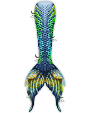 Lagoon Ember Kids Guppy Mermaid Tail Skin