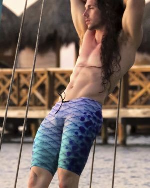 Seaside Cascade Compression Short