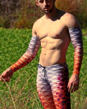 Raspberry Orange Crush Arm Sleeves (Set of 2)
