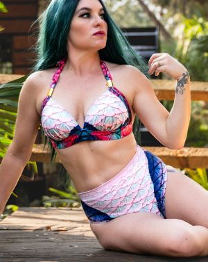 Ocean Crush High Tide Swim Bottom