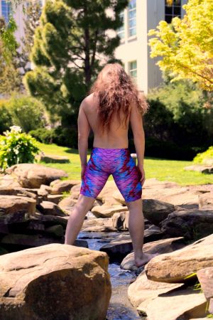 Periwinkle Serenade Compression Short