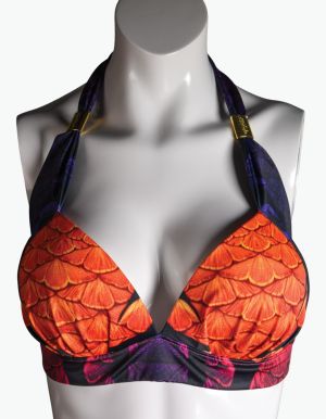Tigris Sunset Padded Halter Top