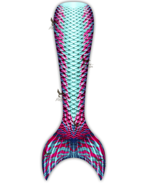 Sea Dragon Kids Guppy Mermaid Tail Skin